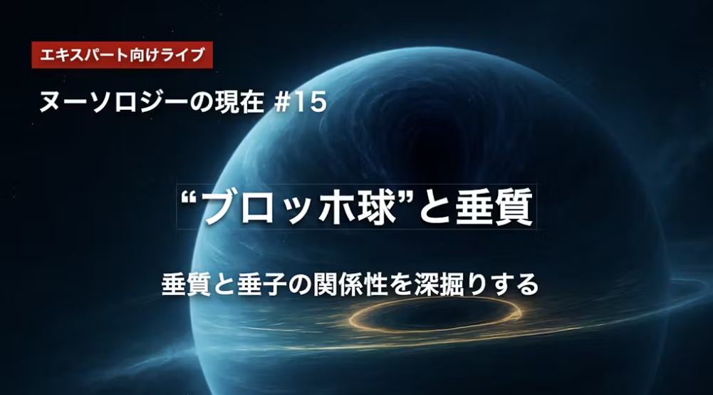 「“ブロッホ球”と垂質/垂質と垂子の関係性を深掘りする」